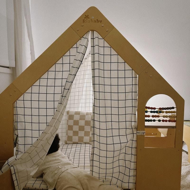 Riababy Nhà gỗ Cubby đơn sắc