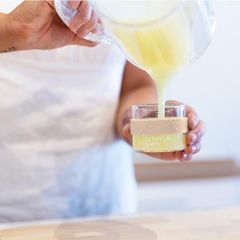 Bộ hộp đựng thức ăn trẻ em bằng silicon và thủy tinh Cherub Baby 5PK - Dusty Rose & Sand Pack