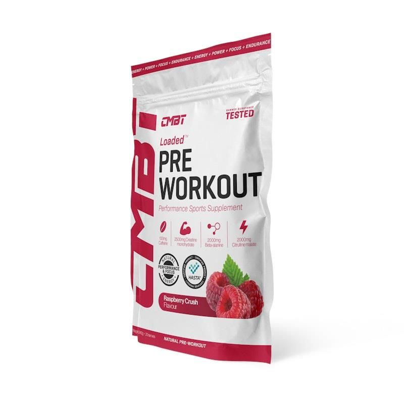 CMBT Loaded Pre Workout 240g Raspberry Crush