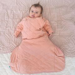 Baby Loves Sleep - 2.5 TOG Winter - Túi ngủ Hands In & Out Extra-Wide Sack ấm áp - Màu hồng đào 6-12 tháng