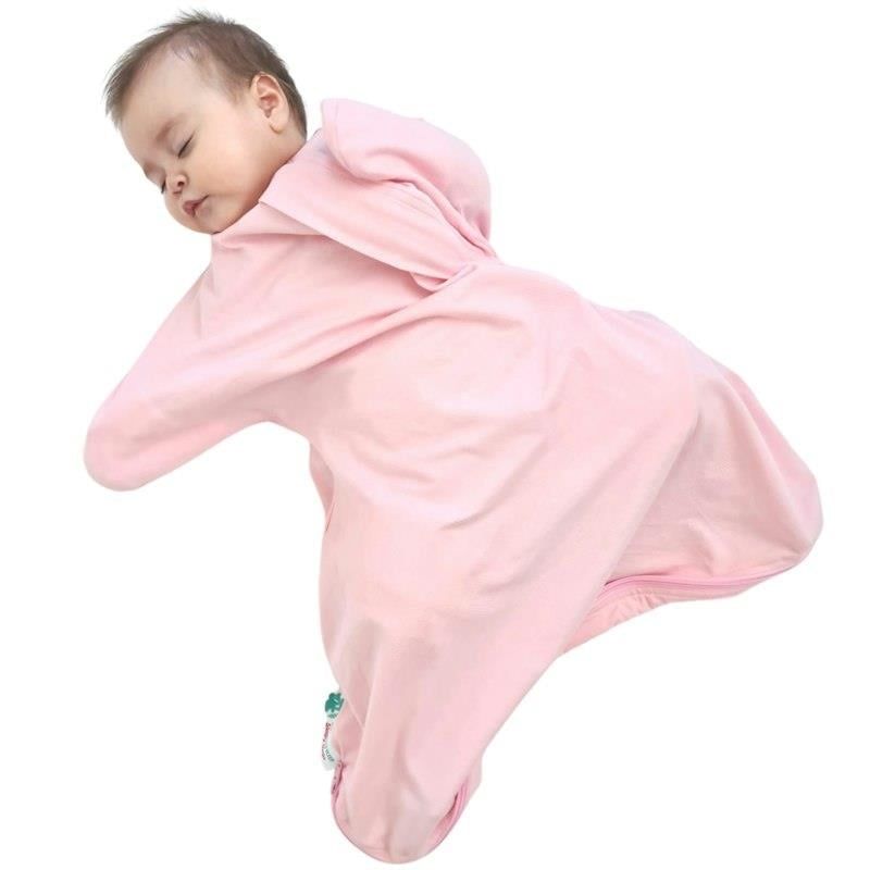 Baby Loves Sleep Túi ngủ Sleepy Hugs 'Cool' Extra-Wide Sack - Màu hồng kẹo (Mùa hè) 0-3 tháng