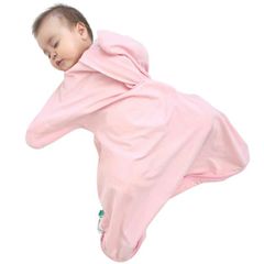 Baby Loves Sleep Túi ngủ Sleepy Hugs 'Cool' Extra-Wide Sack - Màu hồng kẹo (Mùa hè) 0-3 tháng