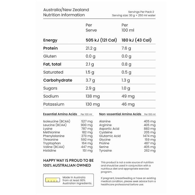 Bột Protein Whey Cà Phê Deja Brew Happy Way Gói Du Lịch 6x60g