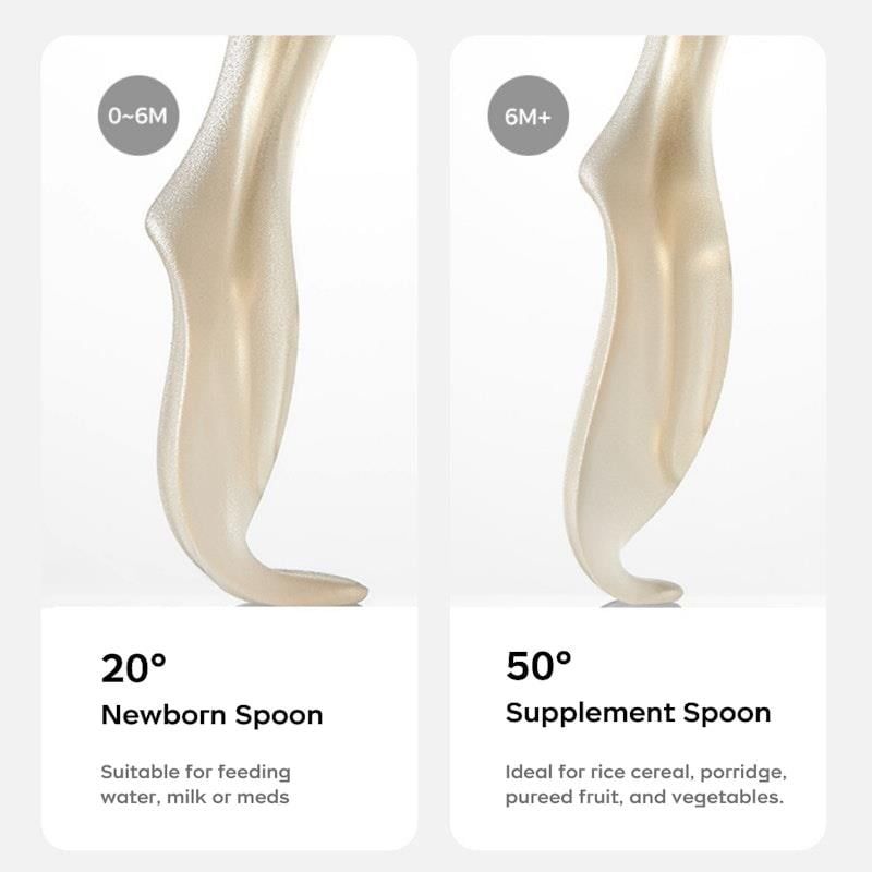 Bộ thìa silicon Bc Babycare 2 chiếc