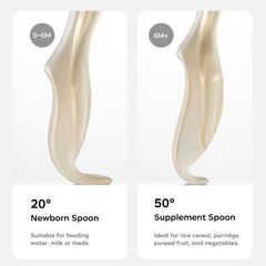 Bộ thìa silicon Bc Babycare 2 chiếc