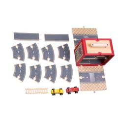 Bộ xe ô tô gỗ Riababy