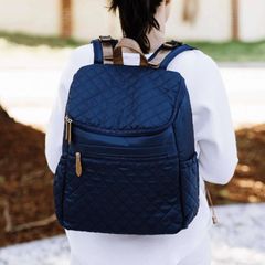 Balo đựng tã thiết yếu Hannah & Henry màu xanh navy