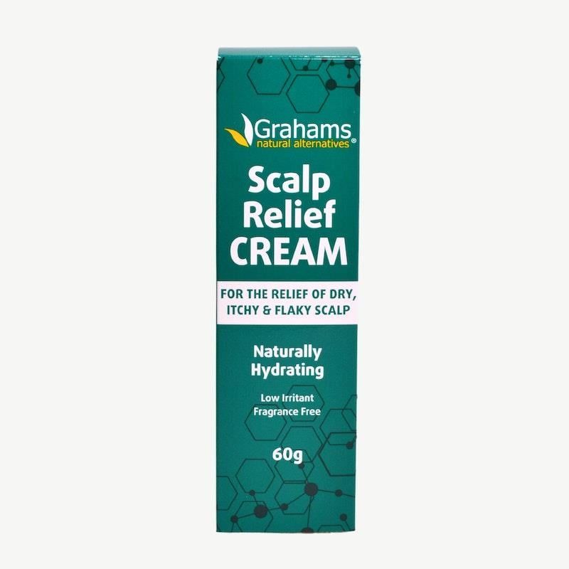 Kem dưỡng da đầu Grahams Natural Dandruff Relief Pack 60g / Dầu gội đầu trị gàu Scalp Relief 250ml GÓI
