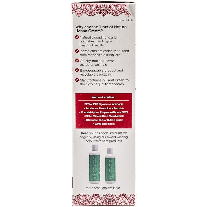 Kem nhuộm Henna Tints of Nature màu nâu sẫm 70ml