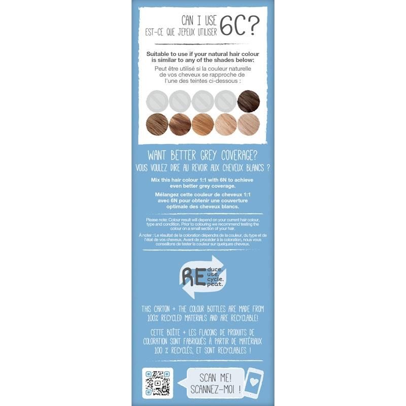 Thuốc nhuộm tóc vĩnh viễn Tints of Nature 6C Dark Ash Blonde 130ml