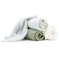 Little Bamboo Muslin Wraps 3Pk Bayleaf