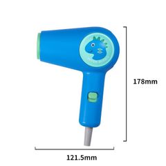 Máy sấy tóc Seven Bubbles nhiệt độ thấp tốc độ cao dành cho trẻ sơ sinh và trẻ nhỏ, máy sấy tóc thổi màu xanh