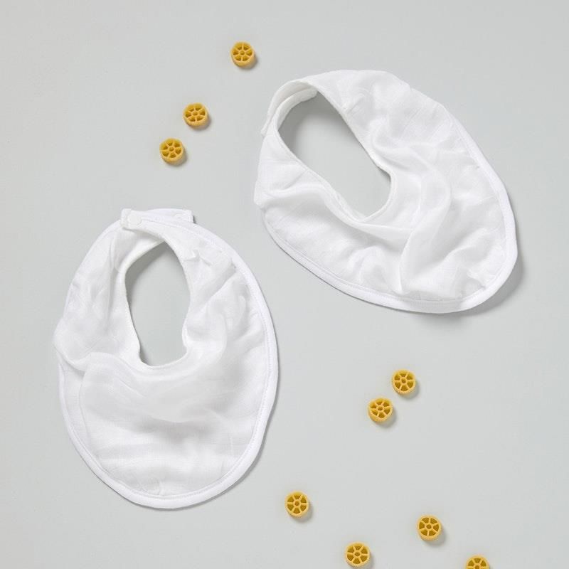 Yếm vải muslin Little Bamboo - Tự nhiên 4 gói