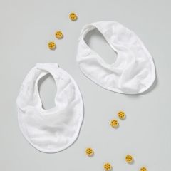 Yếm vải muslin Little Bamboo - Tự nhiên 4 gói