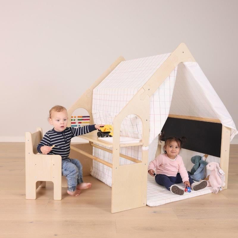 Nhà gỗ Riababy Cubby đầy màu sắc