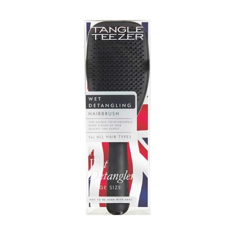 Tangle Teezer Dụng cụ gỡ rối tóc ướt lớn tối ưu màu đen