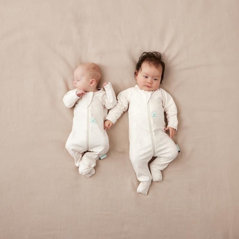 Áo thun tay dài ergoPouch Oatmeal Marle 0.2 TOG 6-12 tháng