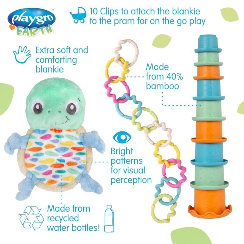 Gói quà tặng hoạt động Playgro Eco Play Turtle