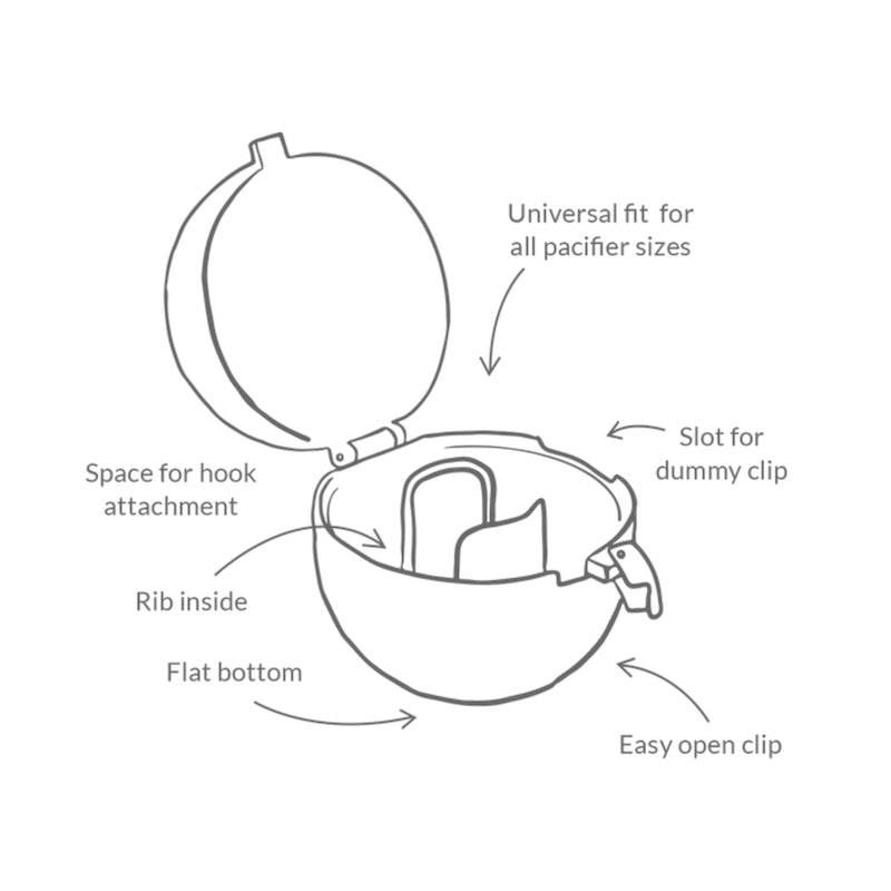 Vỏ núm vú giả Buggalugs: Bộ Cloud x Forest