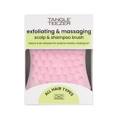 Máy tẩy tế bào chết và mát xa da đầu Tangle Teezer màu hồng
