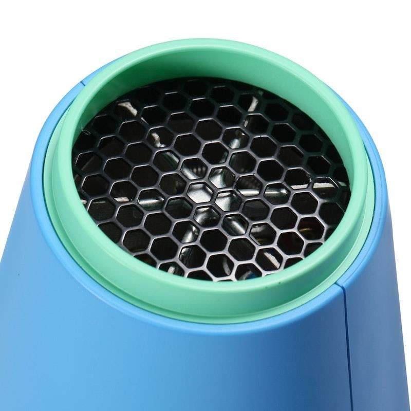 Máy sấy tóc Seven Bubbles nhiệt độ thấp tốc độ cao dành cho trẻ sơ sinh và trẻ nhỏ, máy sấy tóc thổi màu xanh
