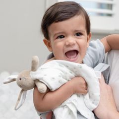 Bộ quà tặng chăn quấn Little Bamboo Muslin & Lovie Comforter - Whisper Whisper