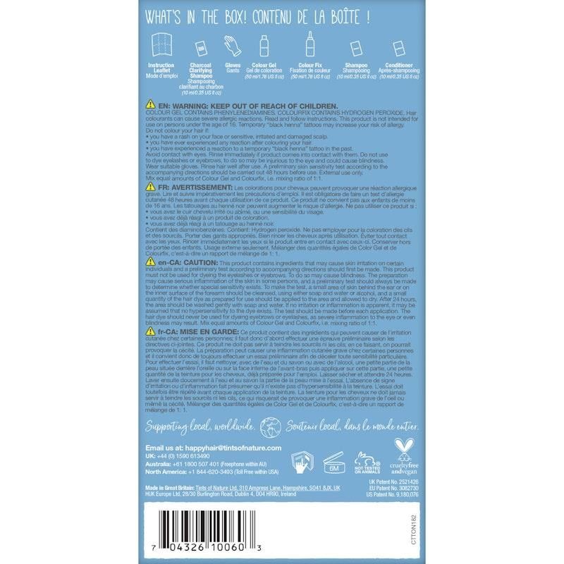 Thuốc nhuộm tóc vĩnh viễn màu vàng sẫm tự nhiên Tints of Nature 6N 130ml