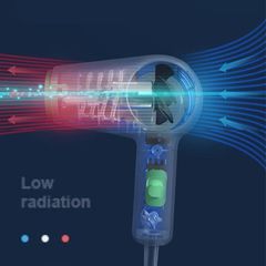 Máy sấy tóc Seven Bubbles nhiệt độ thấp cho trẻ sơ sinh và trẻ nhỏ, máy sấy tóc thổi màu đỏ