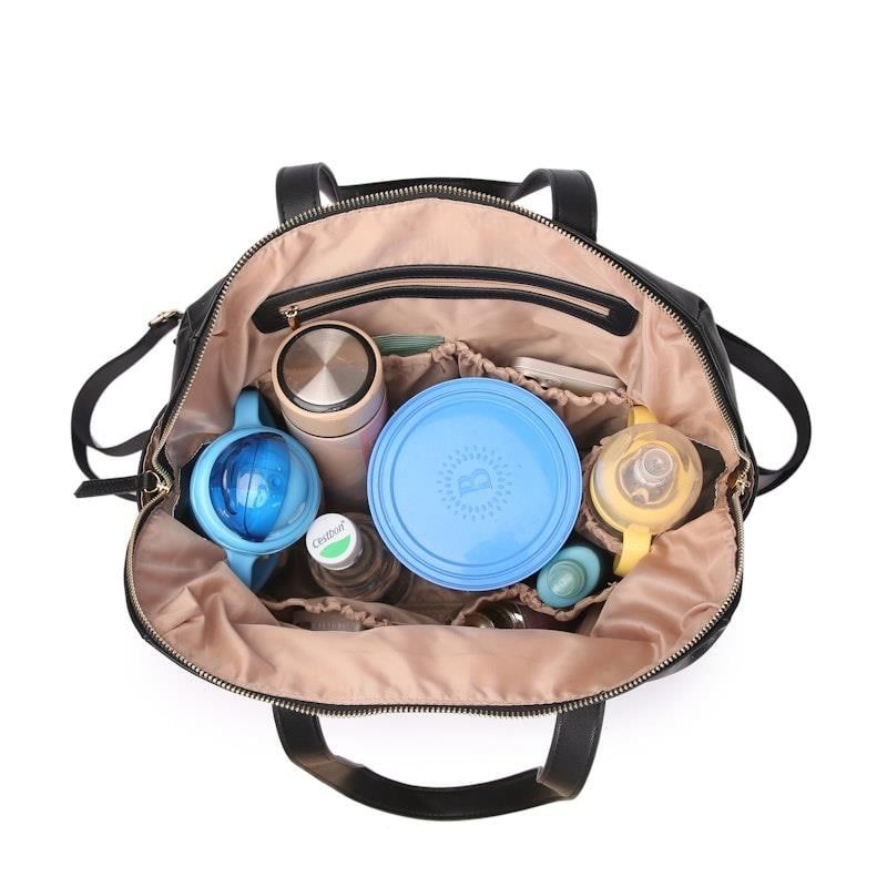 Túi tã Hannah & Henry Chelsea Convertible màu đen