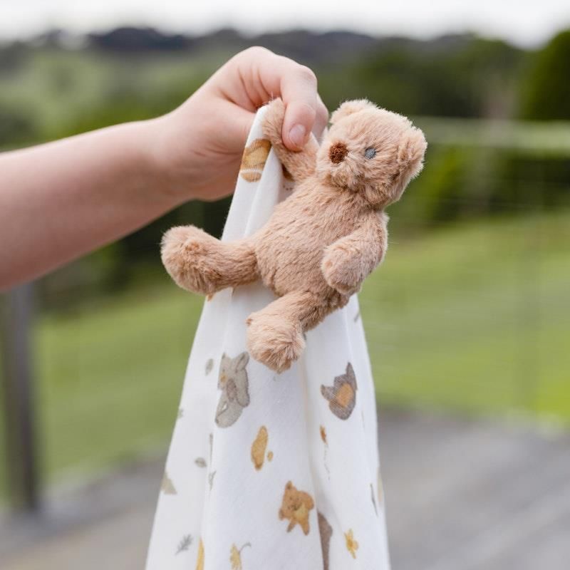 Đồ chơi nhồi bông & gấu Nectar bằng vải Muslin của The Little Linen Company