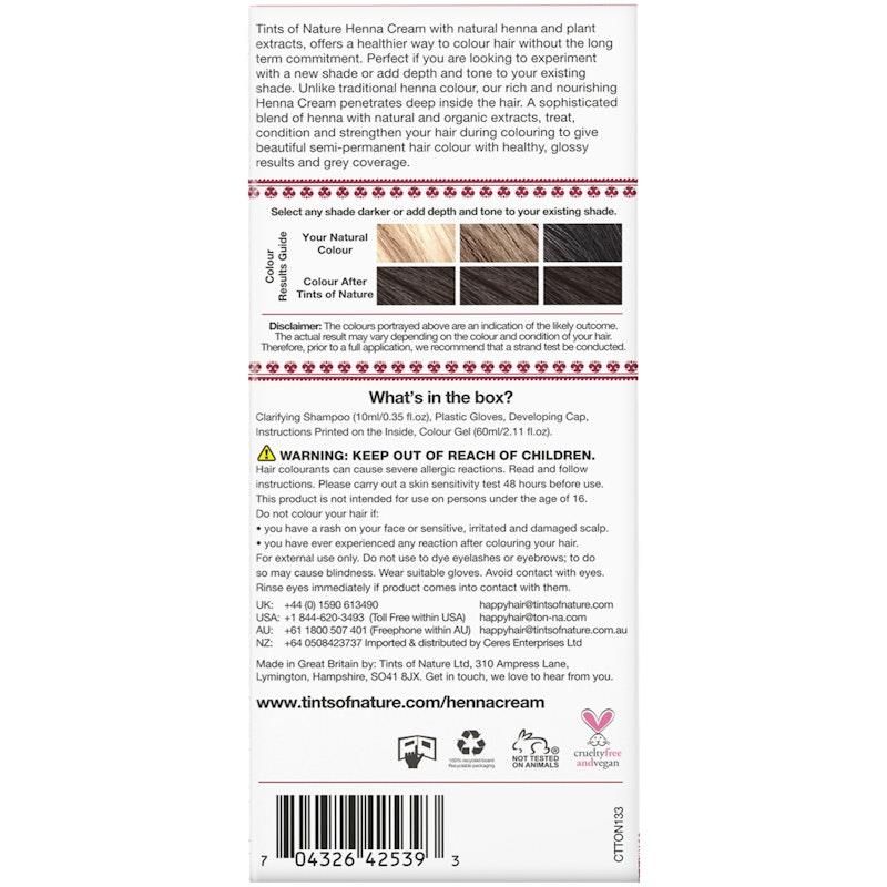 Tints of Nature Henna Cream Light Brown 70ml
