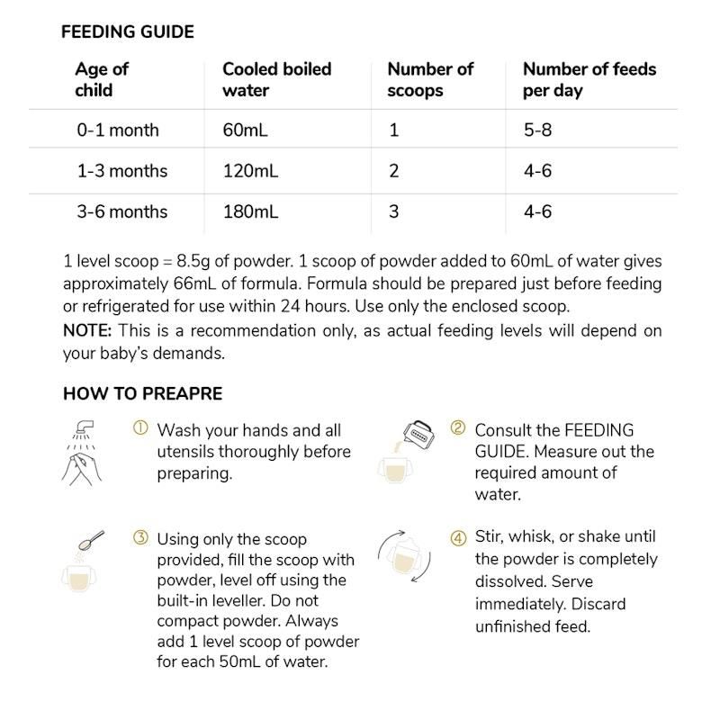 Sữa bột Little Etoile Stage 1 Premium Infant Formula (0-6 tháng) 800g