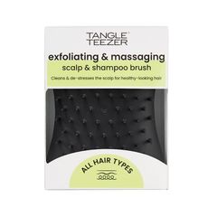 Máy tẩy tế bào chết và mát xa da đầu Tangle Teezer màu đen
