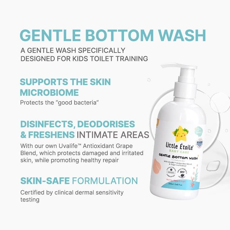 Sữa tắm Little Etoile Gentle Bottom Wash dành cho da nhạy cảm (2 tuổi trở lên) 250ml