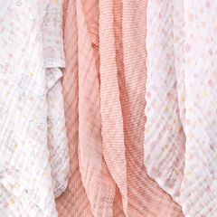 Bộ 3 miếng vải quấn muslin của Little Linen Company in họa tiết - Ballerina Bunny Ballerina Bunny