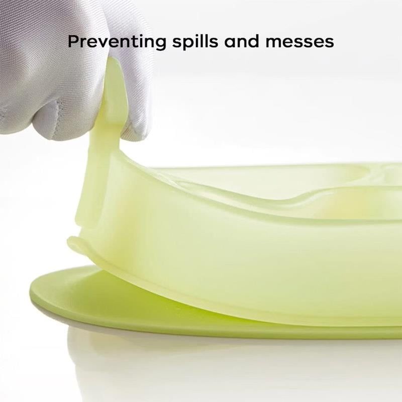 Tấm hút silicon Bc Babycare màu xanh lá cây chanh