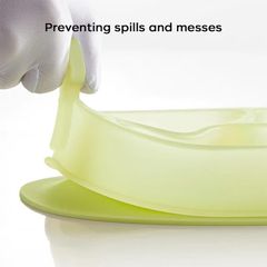 Tấm hút silicon Bc Babycare màu xanh lá cây chanh