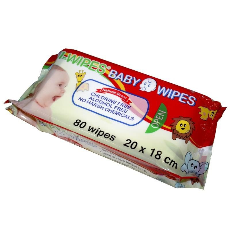 Khăn lau trẻ em Uni-Wipe hương thơm tự nhiên 80 miếng/gói 20 miếng