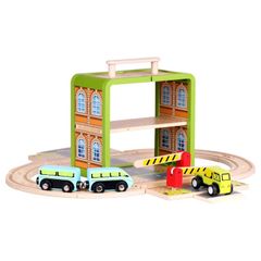 Bộ tàu hỏa gỗ Riababy