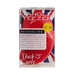 Tangle Teezer Dày và Xoăn Màu Đỏ