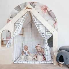 Riababy Nhà gỗ Cubby đơn sắc