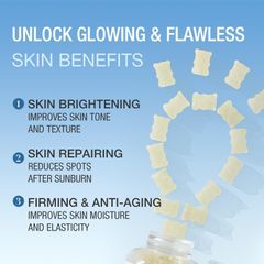 Kẹo dẻo Unichi Nicotinamide 60 viên x3 gói