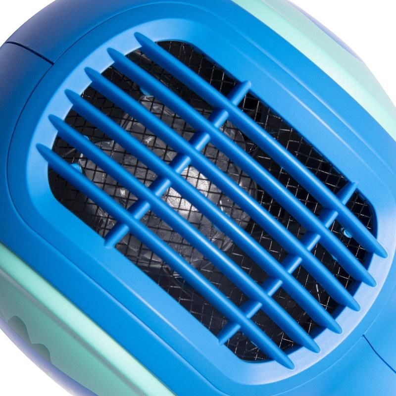 Máy sấy tóc Seven Bubbles nhiệt độ thấp tốc độ cao dành cho trẻ sơ sinh và trẻ nhỏ, máy sấy tóc thổi màu xanh