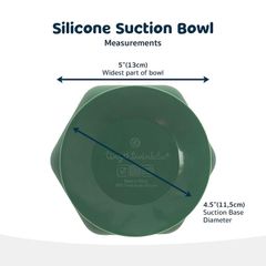 Bát hút silicon Tiny Twinkle màu xanh ô liu