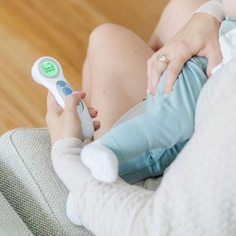 Nhiệt kế đo trán không chạm Cherub Baby 1 gói