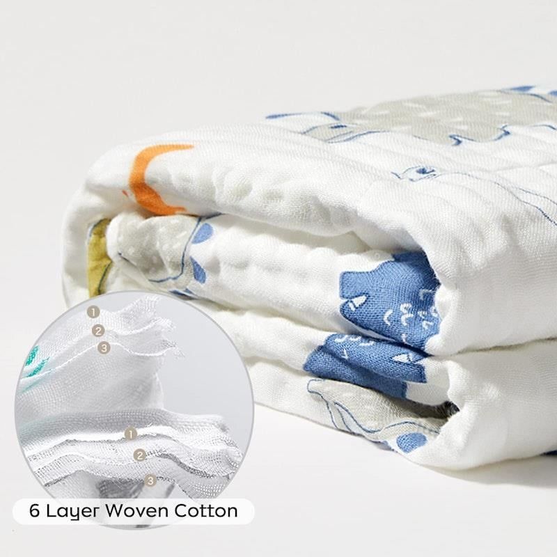 Khăn tắm trùm đầu Bc Babycare Forest