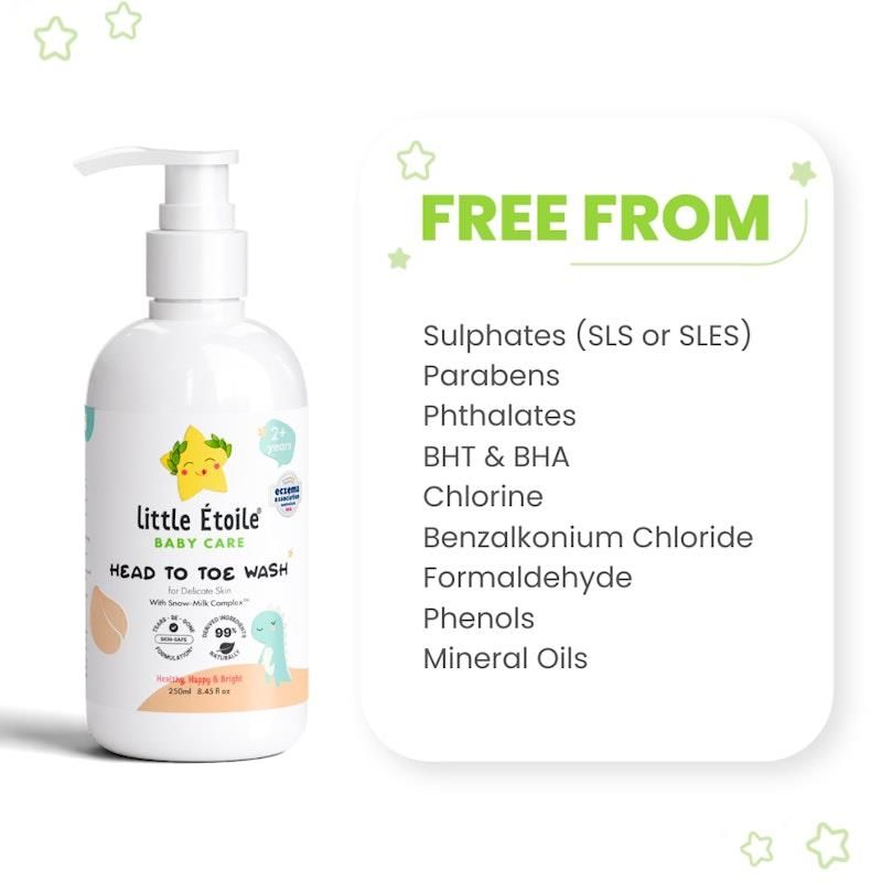 Sữa tắm gội toàn thân Little Etoile dành cho da nhạy cảm (2 tuổi trở lên) 250ml