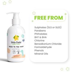 Sữa tắm gội toàn thân Little Etoile dành cho da nhạy cảm (2 tuổi trở lên) 250ml