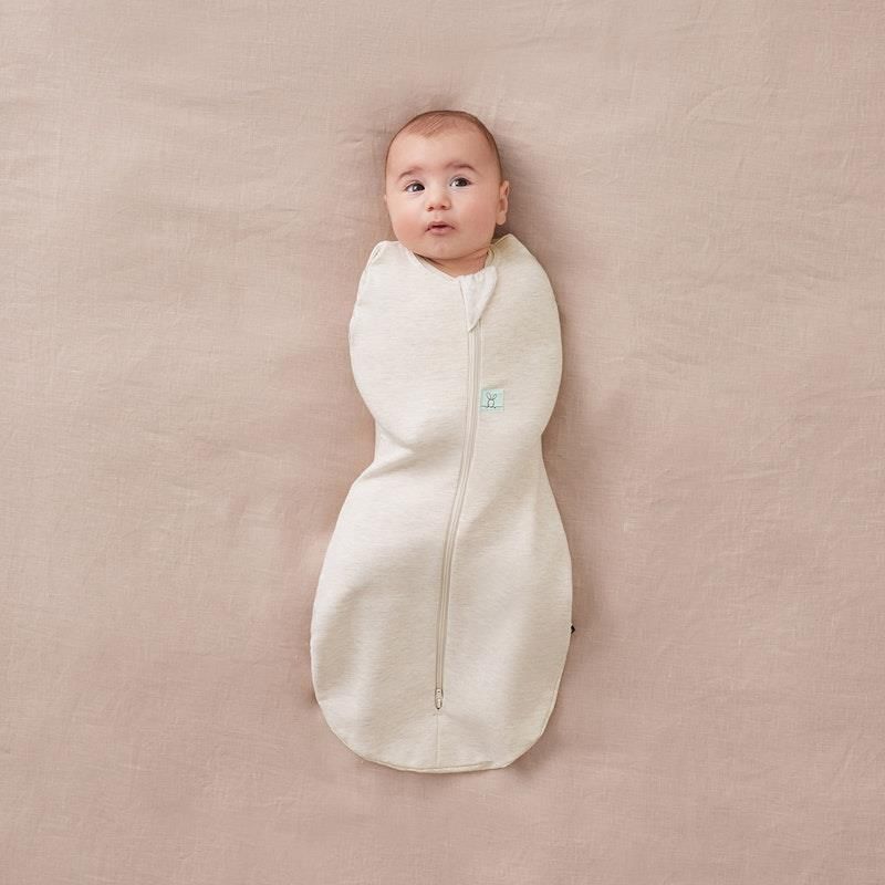 Túi quấn ergoPouch Cocoon Oatmeal Marle 0.2 TOG 0-3 tháng