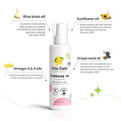 Dầu massage Little Etoile dành cho da nhạy cảm (0+ tháng) 200ml